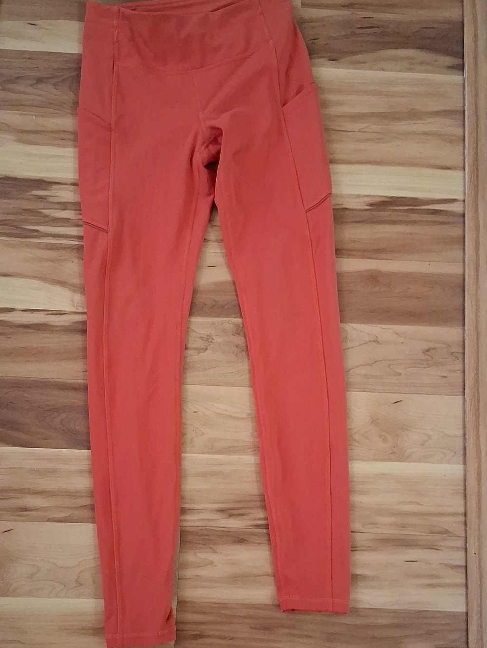 Lululemons Women’s High-Waist Active Leggings in Burnt Orange